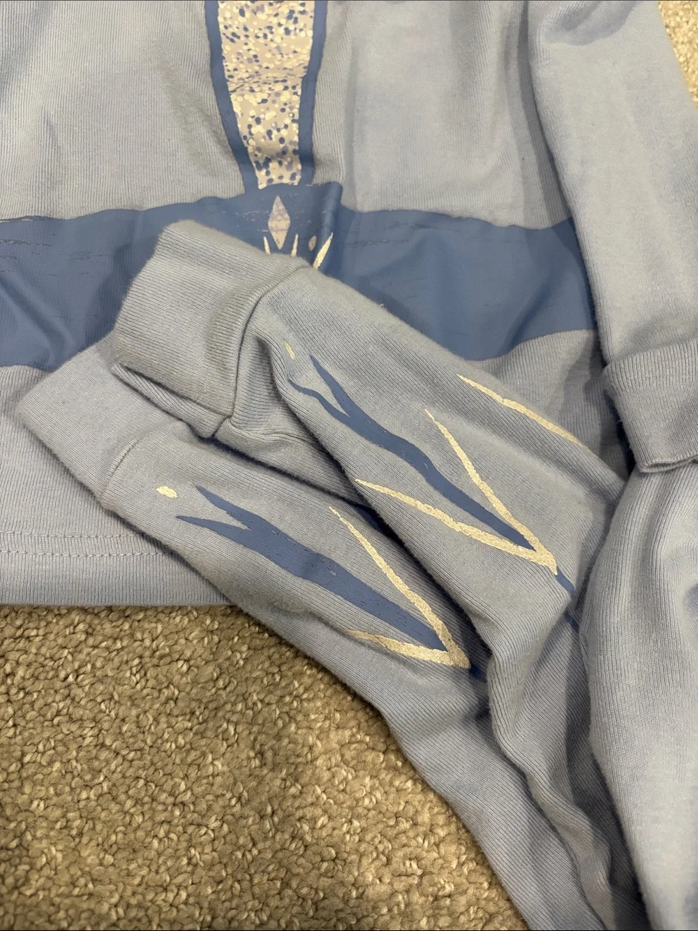 GAP Disney Light Blue Elisa (Frozen) Girls Pajama Set
